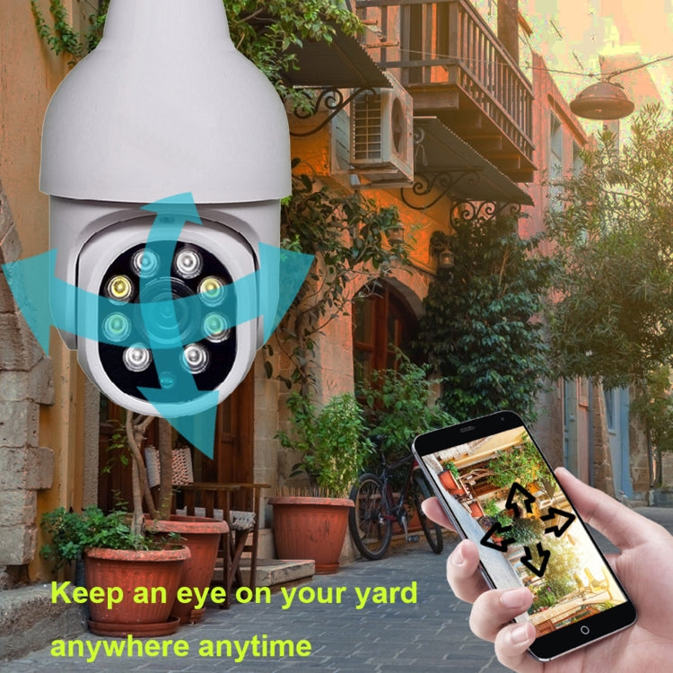 DP19 Smart WiFi HD Outdoor Network Light Bulb Camera, Support Infrared Night Vision & Motion Detection & TF Card, DP19 DP19 Smart WiFi HD Outdoor Network Light Bulb Camera, Support Infrared Night Vision & Motion Detection & TF Card, DP19